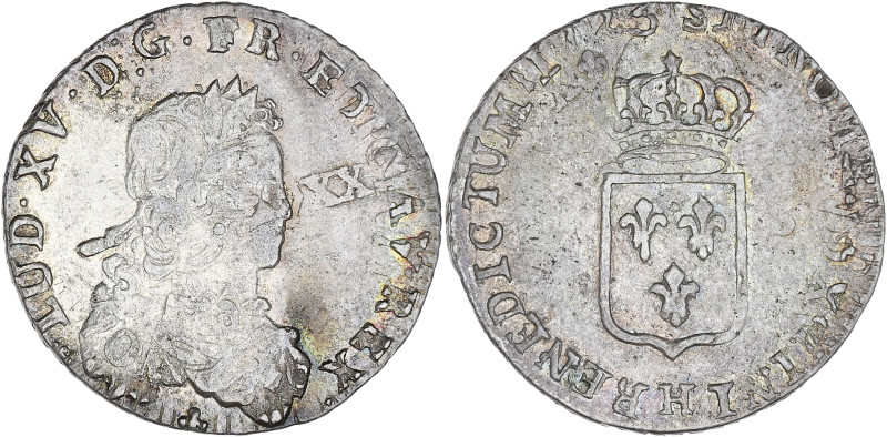 FRANCE / CAPÉTIENS - FRANCE / ROYAL
Louis XV (1715-1774). Sixième d’écu de Franc...