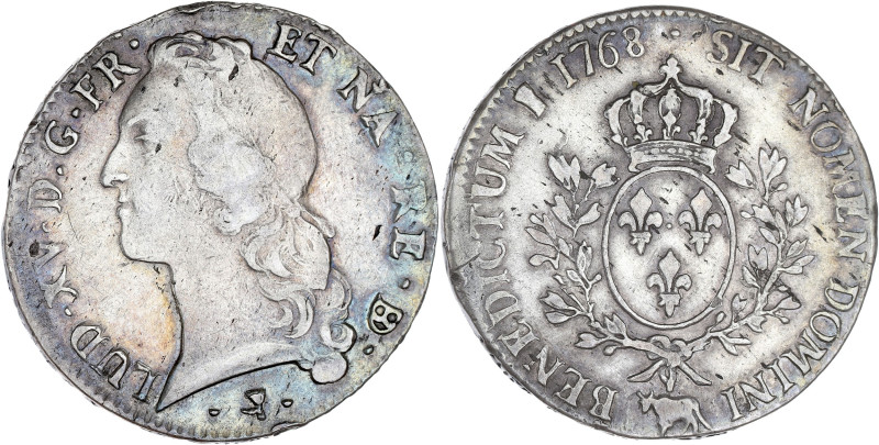 FRANCE / CAPÉTIENS - FRANCE / ROYAL
Louis XV (1715-1774). Écu au bandeau de Béar...