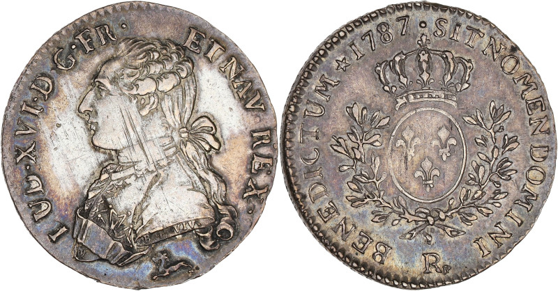 FRANCE / CAPÉTIENS - FRANCE / ROYAL
Louis XVI (1774-1792). Cinquième d’écu aux r...