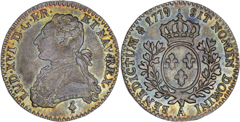 FRANCE / CAPÉTIENS - FRANCE / ROYAL
Louis XVI (1774-1792). Dixième d’écu aux ram...