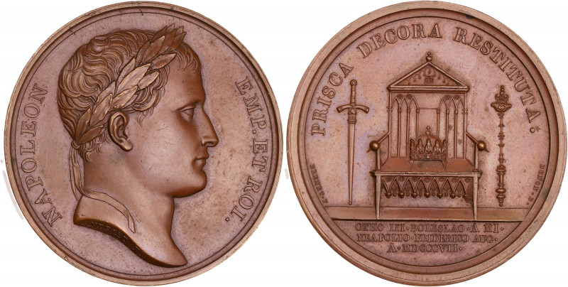 FRANCE
Premier Empire / Napoléon Ier (1804-1814). Médaille, Erection du duché de...