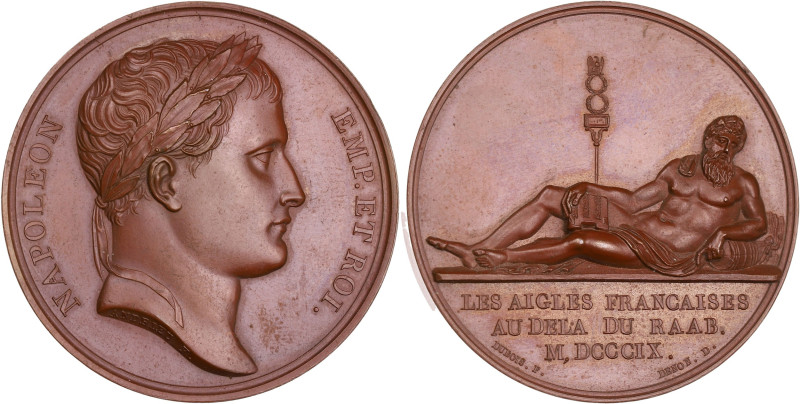 FRANCE
Premier Empire / Napoléon Ier (1804-1814). Médaille, Bataille de Raab 180...