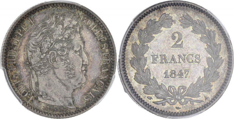 FRANCE
Louis-Philippe Ier (1830-1848). 2 francs 1847, A, Paris.
G.520 - F.260 ; ...