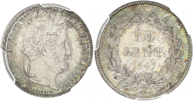 FRANCE
Louis-Philippe Ier (1830-1848). 50 centimes 1847, A, Paris.
G.410 - F.183...