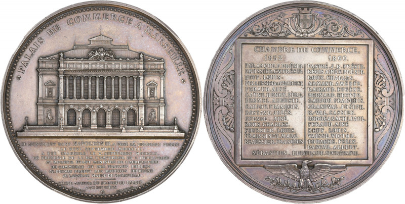 FRANCE
Second Empire / Napoléon III (1852-1870). Médaille, Inauguration du Palai...