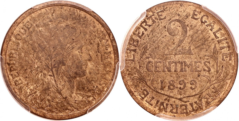 FRANCE
IIIe République (1870-1940). 2 centimes Daniel-Dupuis 1899, Paris.
G.107 ...