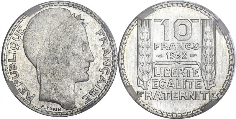 FRANCE
IIIe République (1870-1940). 10 francs Turin 1932, Paris.
G.801 - F.360 ;...