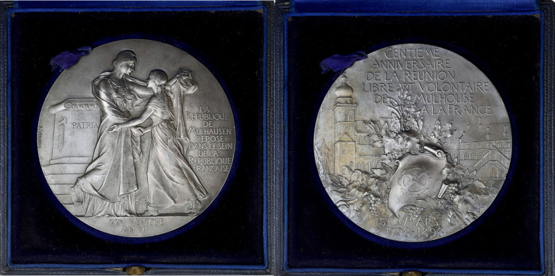 FRANCE
IIIe République (1870-1940). Médaille pour le centième anniversaire de la...