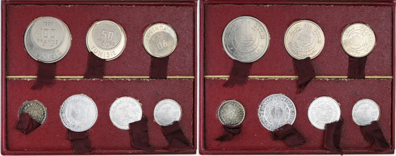 FRANCE
IVe République (1947-1958). Coffret de 7 essais du Maroc et Tunisie 1950-...