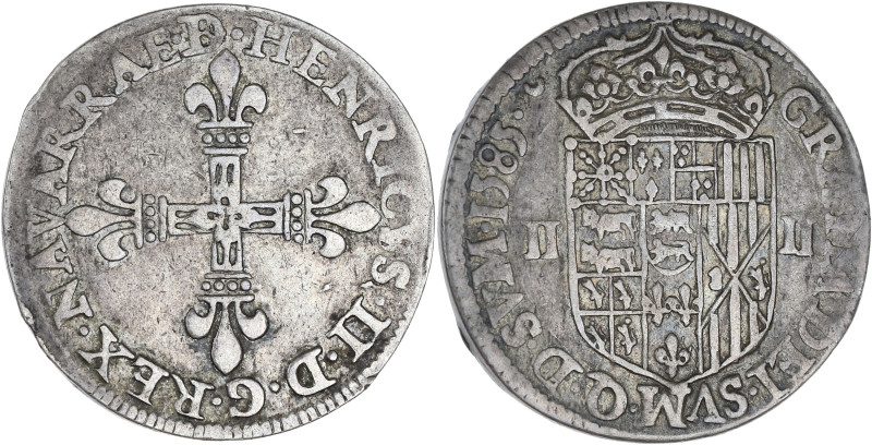 FRANCE / FÉODALES - FRANCE / FEUDAL
Béarn (Seigneurie de), Henri II (1572-1589)....