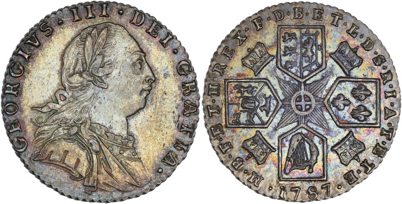 GRANDE-BRETAGNE - UNITED KINGDOM
Georges III (1760-1820). 6 pence 1787.
KM.606.2...