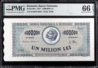 Romania 1000000 Lei 2004 PMG 67