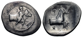 Thessaly, Trikka. Ca. 440-400 B.C. AR hemidrachm.