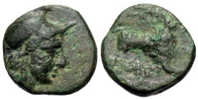 Crete, Polyrhenion. Ca. 320-270 B.C. AE (11 mm, 1.43 g).