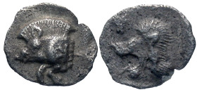 Mysia, Kyzikos. Ca. 500-450 B.C. AR hemiobol (10 mm, 0.36 g).