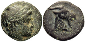 Aiolis, Aigai. 3rd century B.C. AE (10 mm, 0.80 g).