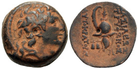 Seleukid Kingdom. Diodotos Tryphon. 142-138 B.C. AE (17 mm, 6.06 g).