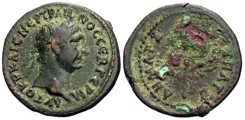 Syria, Seleucis and Pieria. Antiochia ad Orontem. Trajan. A.D. 98-117. AE semis ...