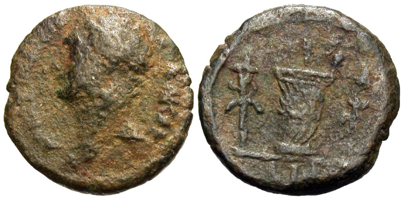 Egypt, Alexandria. Trajan. A.D. 98-117. AE obol (18 mm, 3.81 g).