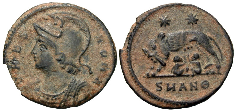 City Commemorative. A.D. 330-354. AE follis (18 mm, 2.36 g).