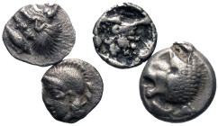 [Greek]. Lot of four (4) AR fractions from Asia Minor. 

All group lots are sold as-is, returns not accepted. The coins shown are the exact coins yo...