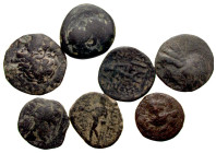 [Greek]. Lot of seven (7) AEs, all but one Seleukid issues. Includes an issue of Sardes in Lydia, the rest are Seleukid. 

All group lots are sold a...