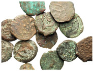[Judaea]. Lot of thirteen (13) Hasmonean and Procurtorial AE pruthot. 

All group lots are sold as-is, returns not accepted. The coins shown are the...