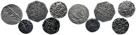 [Indian]. Lot of five (5) AR. 

All group lots are sold as-is, returns not accepted. The coins shown are the exact coins you will receive.