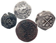 [Mixed]. Lot of four (4) AR and AE medieval and modern issues. 

All group lots are sold as-is, returns not accepted. The coins shown are the exact ...