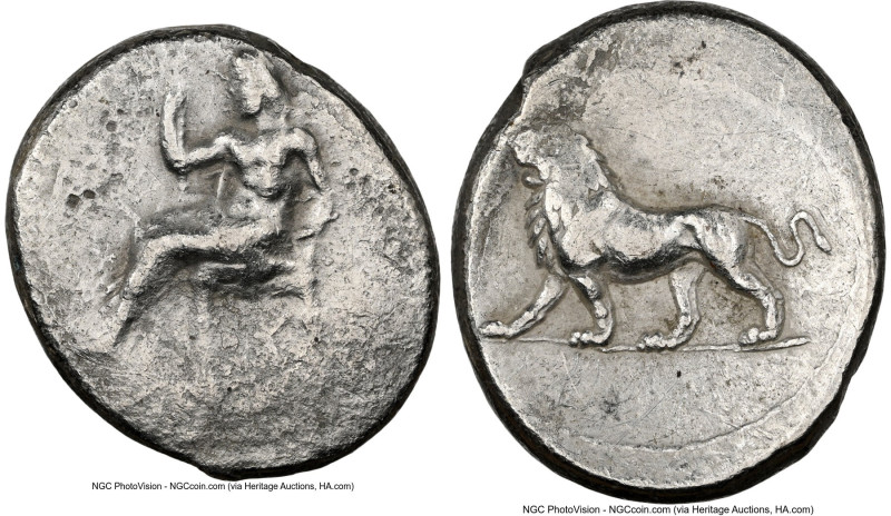 BABYLONIA. Alexandrine Empire. Uncertain satrap (ca. 328-311 BC). AR stater (25m...