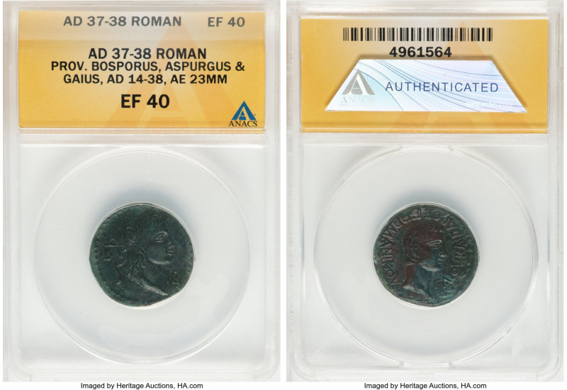 ANCIENT LOTS. Greek. Lot of two (2) AE issues. ANACS XF 40-NGC Choice XF. Includ...