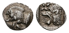 Hemiobol AR
Mysia, Kyzikos, 5th century BC
10 mm, 0,31 g