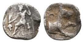 Obol AR
Lycaonia, Laranda,
c. 324-323 BC
10 mm, 0,40 g