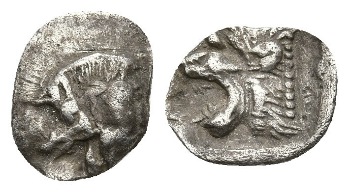 Hemiobol AR
Mysia, Kyzikos, 5th century BC
8 mm, 0,28 g