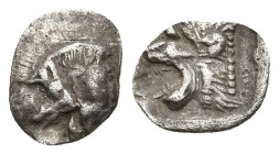 Hemiobol AR
Mysia, Kyzikos, 5th century BC
8 mm, 0,28 g