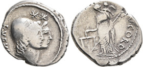 Denarius AR
Mn. Cordius Rufus, 46 BC, Rome
18 mm, 3,21 g