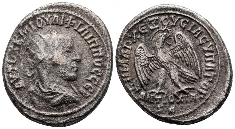 Tetradrachm BI
Seleucis and Pieria, Antioch, Philip I Arab (244-249)
28 mm, 10...