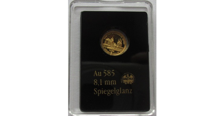 Germany, Gold 585/1000
8 mm, 0,28 g