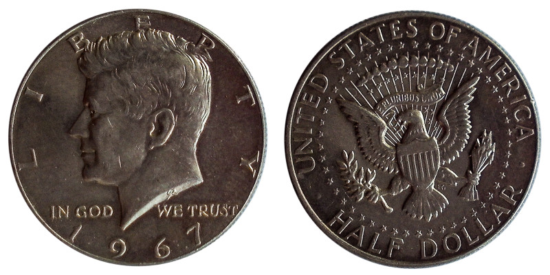 1/2 Dollar AR
USA, 1967