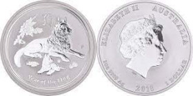 1 Oz
Australia, Lunar II, Year of the Dog, 2018
31,10 g
