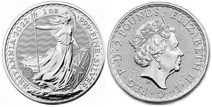 1 OZ AR
United Kingdom, Britannia 2022
31,10 g