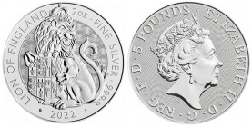2 Oz
United Kingdom, 2022
The Queen's Beasts,
Lion of England
62,20 g