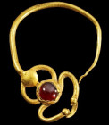Roman golden earring, 1st - 3rd century AD, 1,37 g