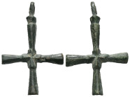 Byzantine Cross, 8th-12th Centrury AD, Bronze, H. 37 mm, 4,57 g