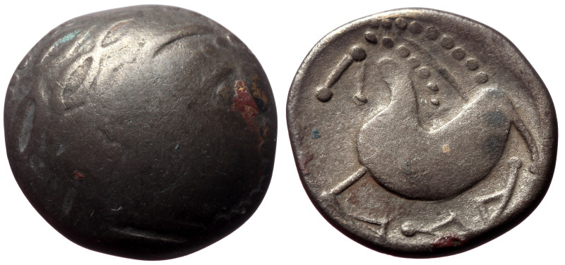 Celts, AR Tetradrachm (Billon, 7.99g, 22mm) Later Imitations of Philip II and th...