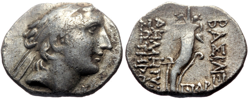 Seleukid Kings of Syria, Demetrios I Soter (162-150 BC) AR Drachm (Silver, 18mm,...