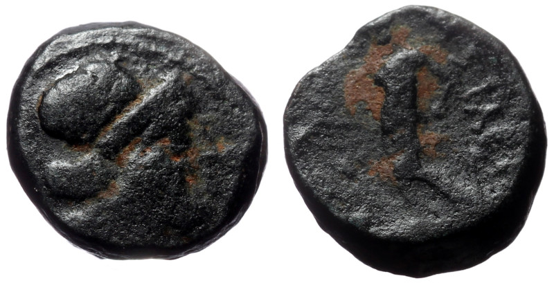 Seleukid Kings of Syria, Antiochos III (223-187 BC) AE (Bronze, 2.21g, 11mm) Ant...