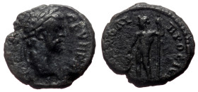 Moesia Inferior, Nikopolis ad Istrum AE (Bronze, 2.93g, 16mm) Septimius Severus (193-211) 
Obv: AV KAI Λ CE CEVHPOC, laureate head right 
Rev: NIKOΠOΛ...