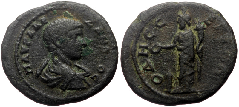 Thrace, Odessos AE (Bronze, 8.27g, 27mm) Severus Alexander (Caesar, 221-222) 
Ob...