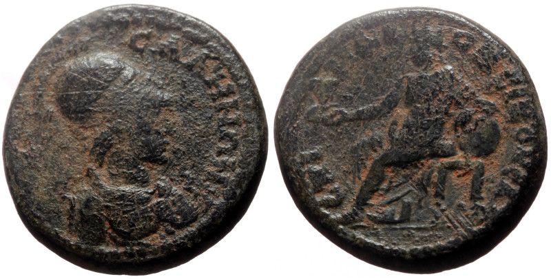 Lydia, Sala AE (Bronze, 5.56g, 18mm) Pseudo-autonomous issue, ca AD 117-161, And...